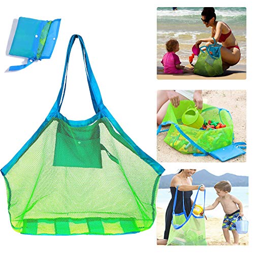SupMLC Mesh Beach Bag Extra Large Beach Bags and Totes Tote Backpack ...